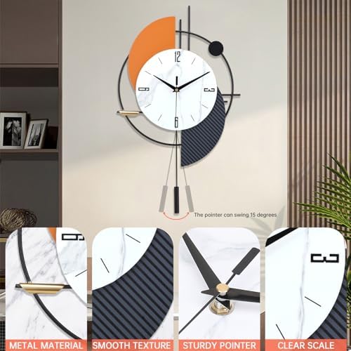 FILLOVE Large Decorative Wall Clock - Image 6