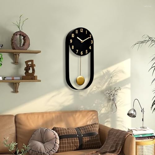 EMAX HOME 8 Inch Black Wall Clock - Image 3