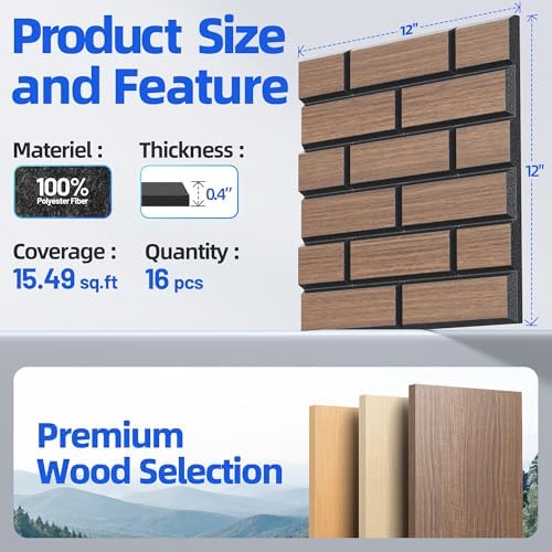 Self-Adhesive Acoustic Panels High Density Sound Proof Foam Panels - Image 5
