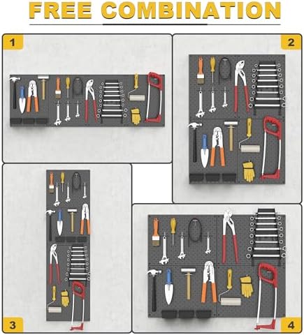 Ultrawall Metal Pegboard Panels, Pegboard Wall Organizer - Image 4
