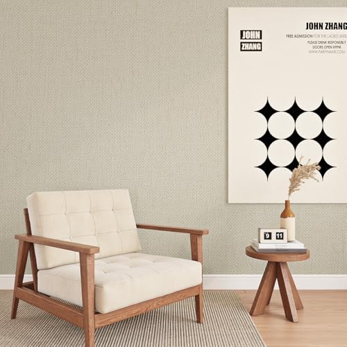 Livelynine 15.8x394 Neutral Textured Peel and Stick Wallpaper - Image 5