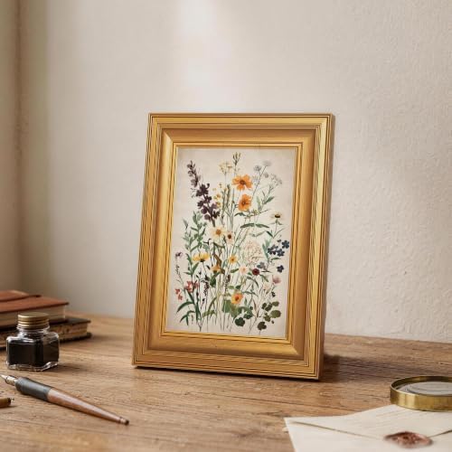 EJPFOGV Watercolor Wildflower Botanical Framed Canvas Wall Art 8x10 inches - Image 2