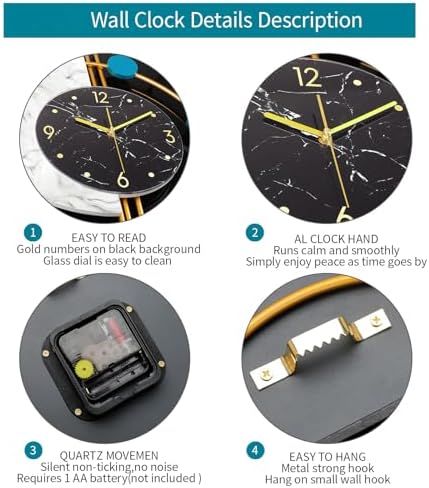 Large Wall Clocks Battery Operated Modern Clock - Image 6
