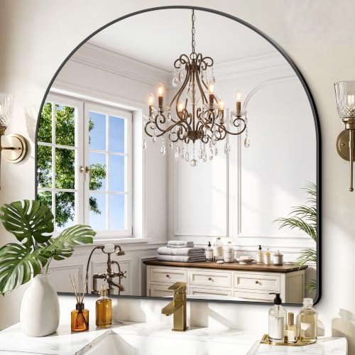 GLASHOM Arched Bathroom Vanity Mirror by GLASHOM