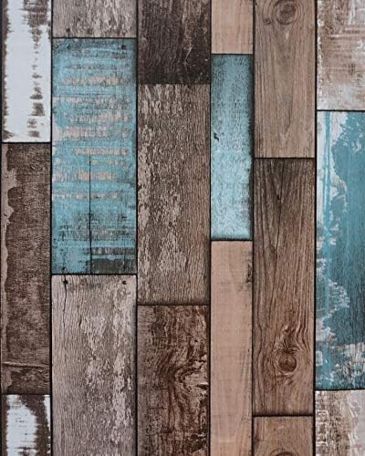 Heroad Brand 17.7”x197 Peel and Stick Wallpaper Backsplash Realistic Wood Panel by HeroadBrand