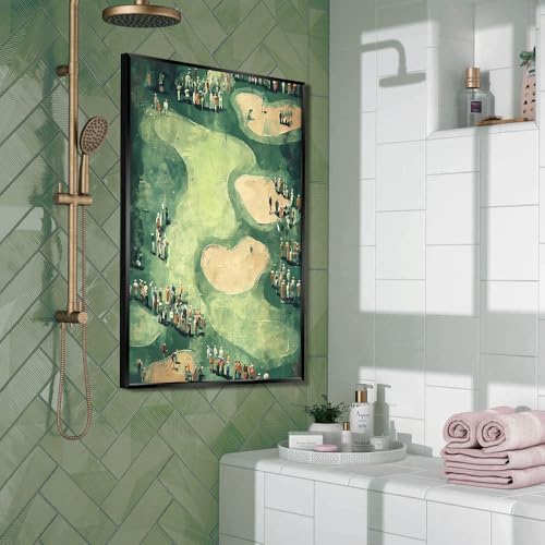 Vinatge Golf Wall Art Green Sports Poster Man Cave Room Decor Trendy Golf - Image 6
