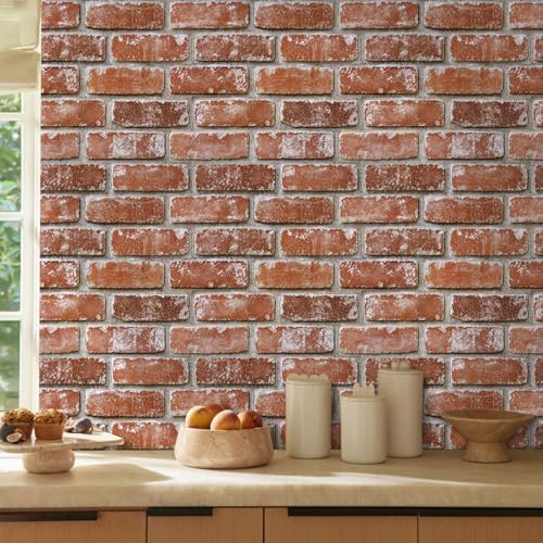 COMSTICKC 3D Faux Brick Wall Panels Peel and Stick - Image 2