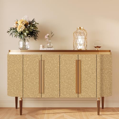 Champagne Glitter Wallpaper Gold Sparkle Contact Paper 15.7"x160" - Image 2