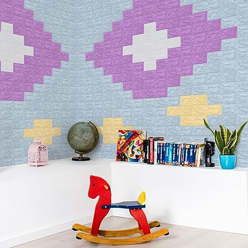 Art3d 29-Pack Peel and Stick Brick Foam 3D Wall Panels, 29 sq.ft - Image 3