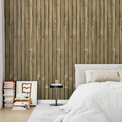 Wallercity Wood Board 3D Slat Peel and Stick Wall Panels - Image 6