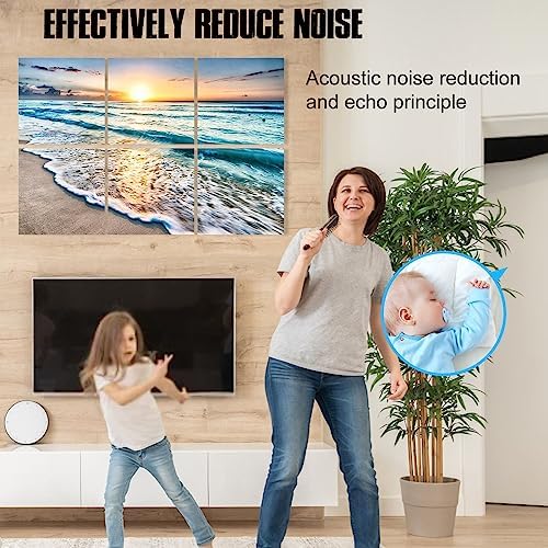 Acoustic Panels Beach Art, Sound Proofing Wall Panels, Noise Absorbing - Image 5