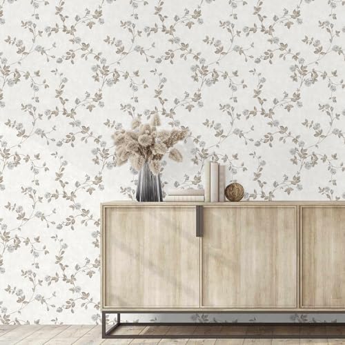 Floral Peel and Stick Contact Paper Vintage 17.32" x 393.7" - Image 5