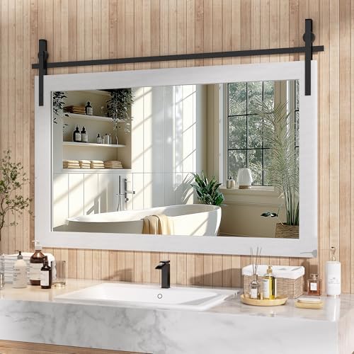 Hasipu Farmhouse Bathroom Mirror by Whatssuitableisthebest