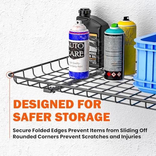 Ultrawall Wall Mounted Storage Shelf, Garage Wall Shelves 24x12 Inch - Image 5