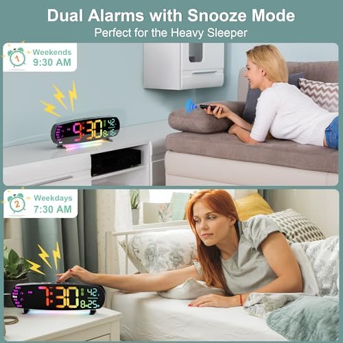 ANALOI Digital Wall Clock, 14.4 Inch Large Display - Image 5