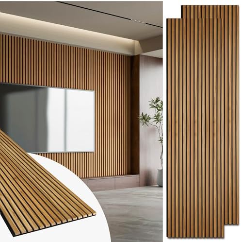Art3d Acoustic Wood Slat Panels 94.5"x24" by Art3d