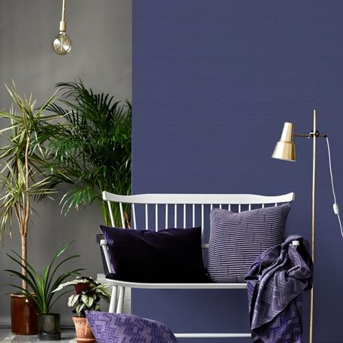 Dark Blue Peel and Stick Wallpaper Self-Adhesive Contact Paper Not Torn - Image 5
