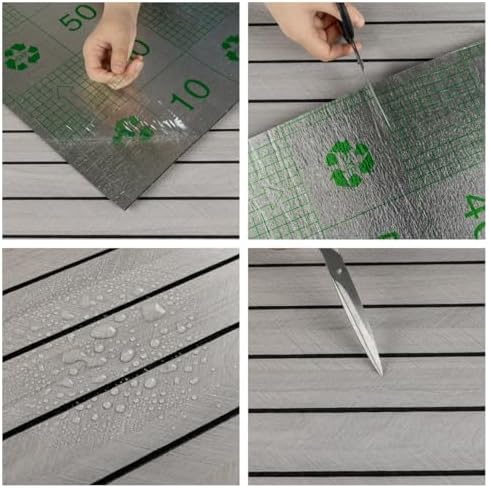 Abyssaly Peel and Stick PVC Slat Wall Panel Self-Adhesive Wall Panels - Image 7