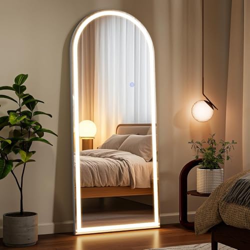 VooBang 56"x21" LED Arched Mirror Full Length by VooBang