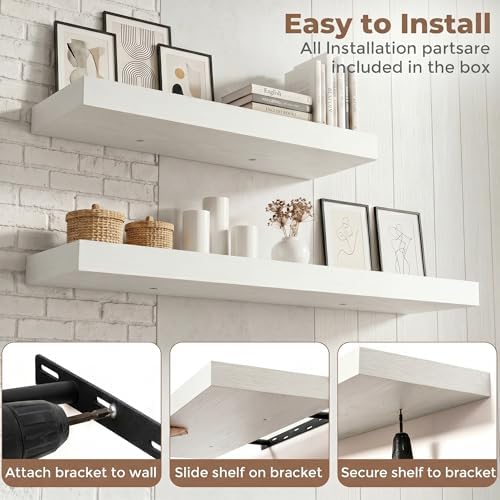 72 Inch Floating Shelves for Wall - Image 6