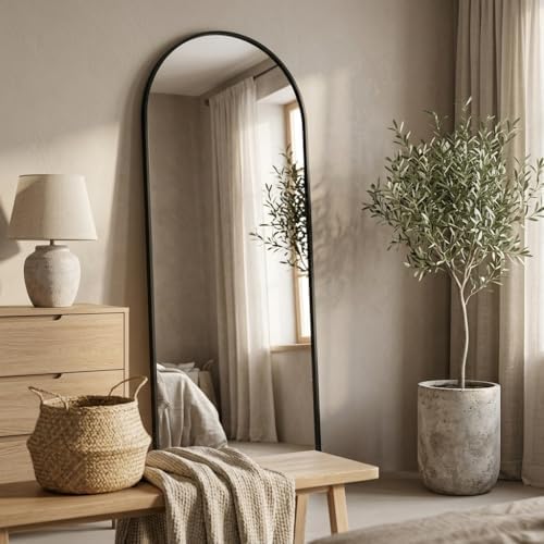 57"x18" Floor Mirror Full Length, Arched Full Length Mirror - Image 3