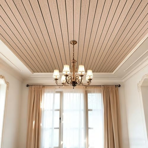 3D Peel and Stick Wall Panels PVC Grille Slat 118"x15.8" Self-Adhesive Wall - Image 6