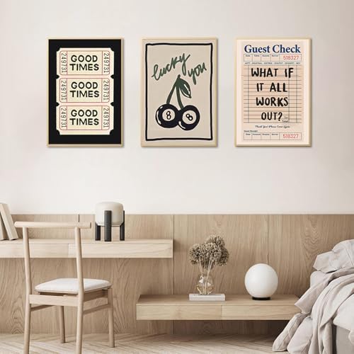 Dytila What If It All Works Out Quote Wall Art Set of 3 Unframed 12x16 In - Image 7