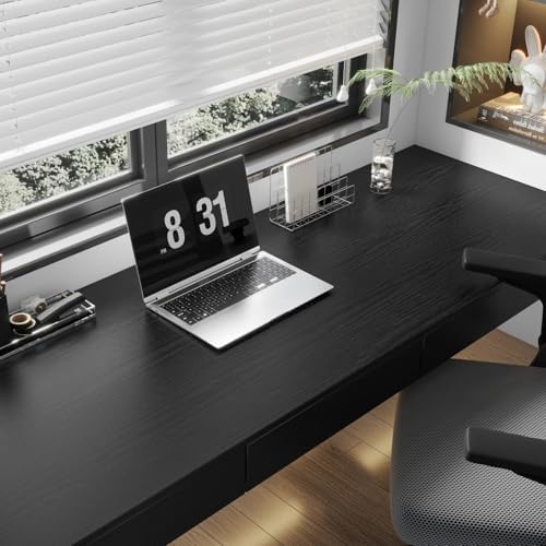 Black Contact Paper Peel and Stick Self Adhesive Wood Grain Wallpaper - Image 3