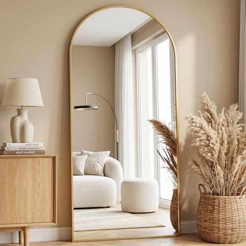 71"x32" Arched Full Length Mirror, Full Body Floor Mirror by Unknown
