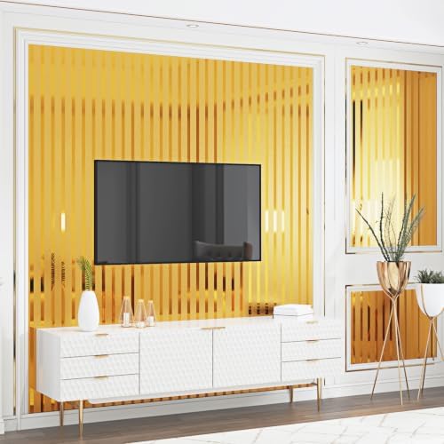 Sound Proof Foam Panels for Walls Peel and Stick Gold Wallpaper - Image 2