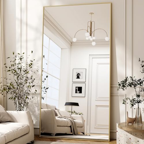 80" x 40" Oversized Full Length Mirror by Unknown
