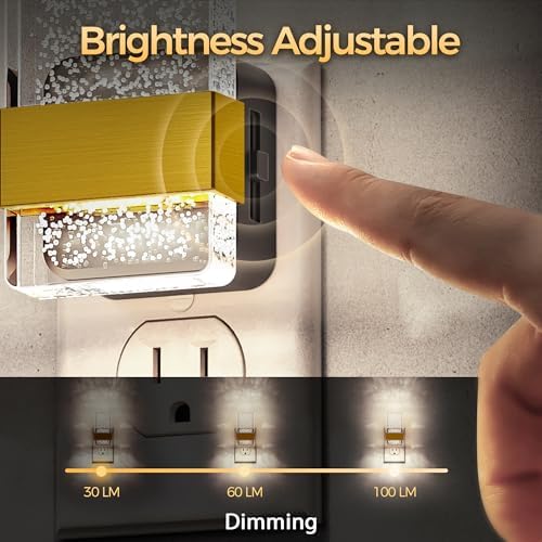 DORESshop LED Night Lights Plug into Wall, 0-100LM Dimmable Nightlight - Image 2