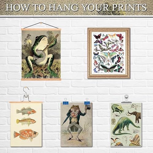 LANCHI95 16 Pcs Unframed Vintage Botanical Biology Art - Image 5