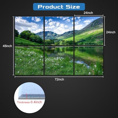 Decorative Acoustic Panels 6 Pack - Image 2