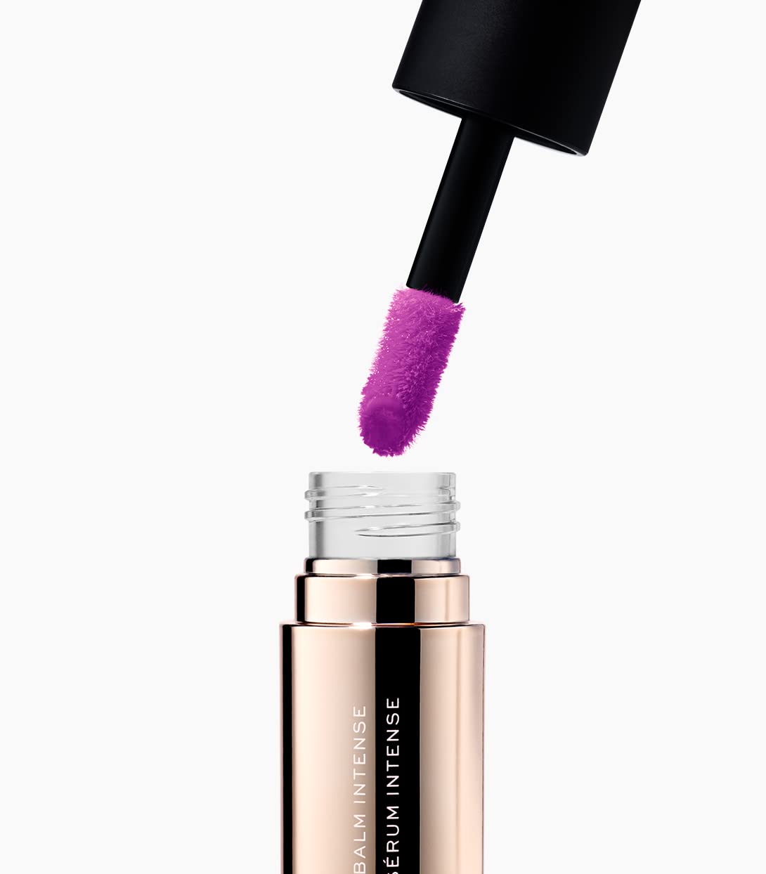 MAKE Beauty Serum Balm Intense, Hydrating Lip Gloss. Pigmented Vegan Moisturizing Lip Oil with Plumping Effect. Lip Emollient Treatment for Soft, Smooth, Shiny Lips - Shade, Orchard Fever