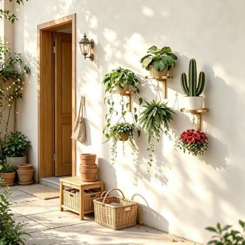 Plant Hanger Holder Window Shelf Wall Mounted Indoor - Image 7