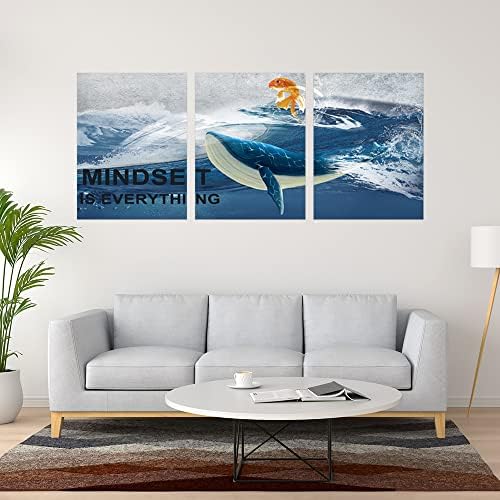 Inspirational Canvas Paintings 3 Panels Motivational Wall Art Inspirational - Image 5