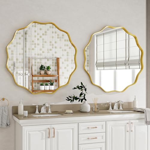Wavy Round Mirror - Image 2