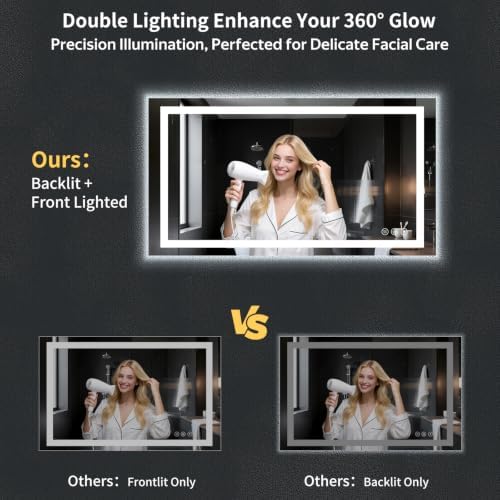 30"x50" LED Bathroom Mirror - Image 2