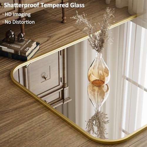 Full Length Mirror 71"x26" Arched Floor Standing Large Mirrors - Image 3