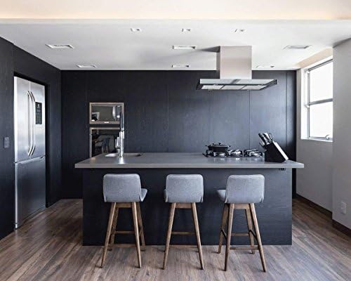 Abyssaly Black Wood Contact Paper Peel and Stick Wallpaper - Image 4
