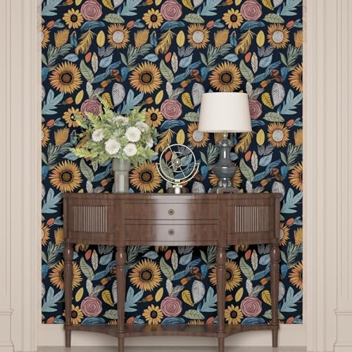 Laatse Boho Wallpaper Peel and Stick 17.5"x118" - Image 4