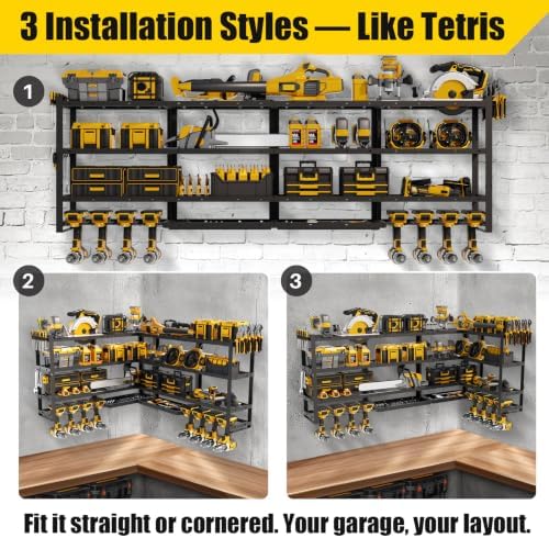 XLarge 64''W Power Tool Organizer Wall Mount - Image 2