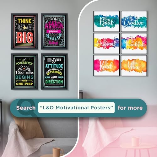 L&O Goods Inspirational Wall Art Decor Posters | Motivational & Positive Quotes - Image 6