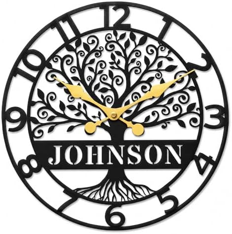 Personalized Metal Wall Clock by HZYCYYFC