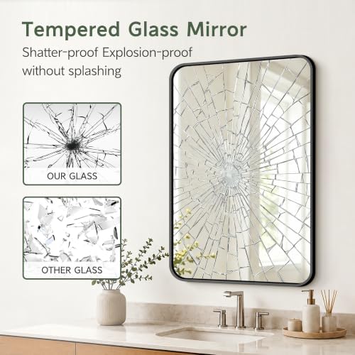 Bathroom Vanity Mirror, 36”x24” Wall Mirror - Image 6
