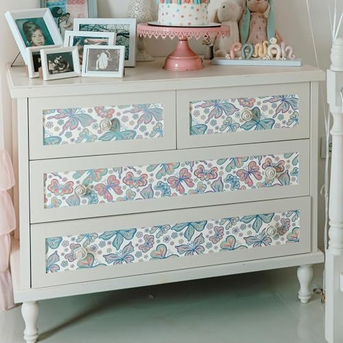 Main Street Peel and Stick Wallpaper Sheets, Bohemian Butterflies - Image 5