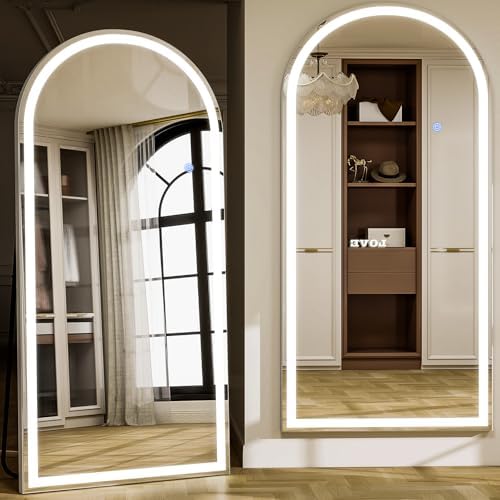 GLSLAND LED Arched Full Length Mirror - Image 6