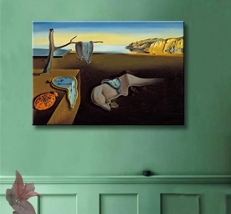 weiyiart Salvador Dali Canvas Wall Art The Persistence of Memory Painting - Image 3