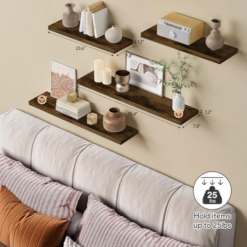 Forbena 36 Inch Floating Shelves - Image 4